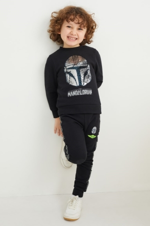 Pantalons C&A Star Wars: The Mandalorian Joggers Garcon Noir | XQ6389104