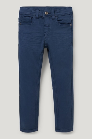 Pantalons C&A Thermal Slim Fit Garcon Bleu Foncé | BU5984203