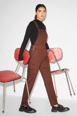 Peignoir C&A Clockhouse Dungarees Femme Marron | AH5216074