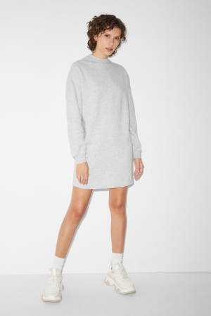 Peignoir C&A Clockhouse Femme Grise Clair | JT7820314