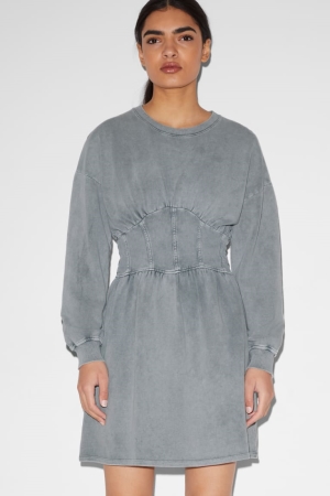 Peignoir C&A Clockhouse Femme Grise | NC5087624