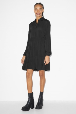 Peignoir C&A Clockhouse Femme Noir | QM5470813