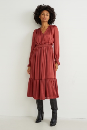 Peignoir C&A Femme Rouge Foncé | HO3160548