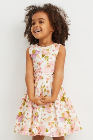 Peignoir C&A Partywear Floral Fille Rose | MH3869120