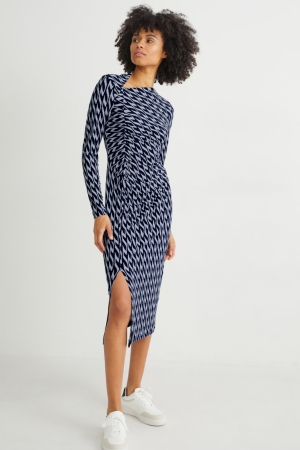 Peignoir C&A Patterned Femme Bleu Foncé | LR9230458