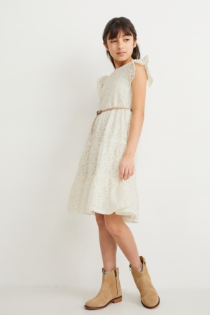 Peignoir C&A With Belt Fille Blanche | QI0861475