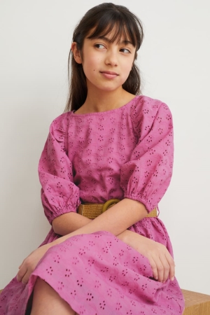 Peignoir C&A With Belt Fille Violette Clair | WO3265908