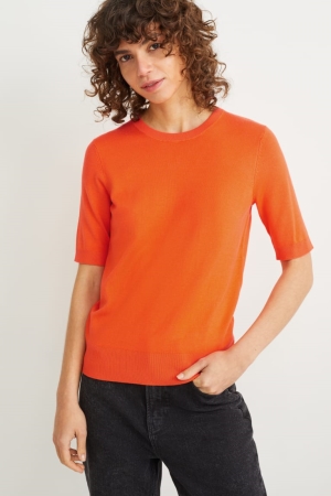 Pulls C&A Basic Lenzing™ Ecovero™ Femme Orange | IW2935648