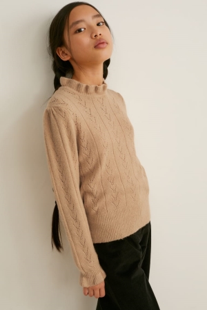 Pulls C&A Fille Beige | AG5126489
