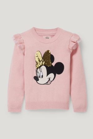 Pulls C&A Minnie Mouse Shiny Fille Rose | ZO3916250