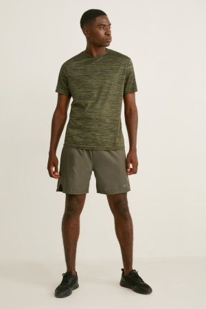 Shorts C&A Active Homme Vert Foncé | FT4538762