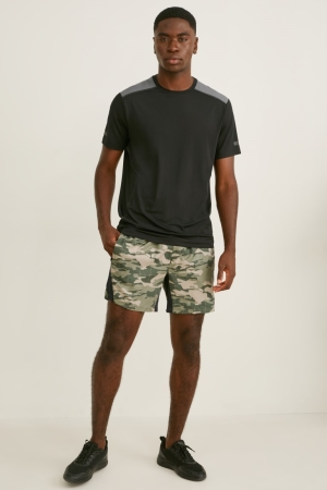 Shorts C&A Active Homme Vert Foncé | QM0296784