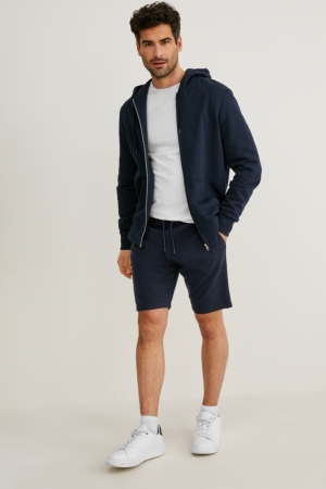 Shorts C&A Sweat Homme Bleu Foncé | DQ7416358