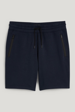 Shorts C&A Sweat Homme Bleu Foncé | RW0249783