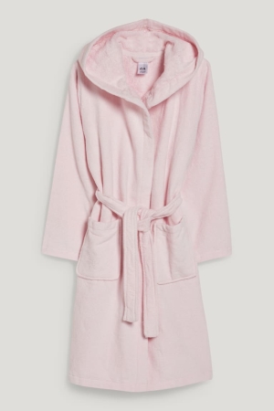 Sous Vêtement C&A Bathrobe With Hood Fille Rose | DN8910327
