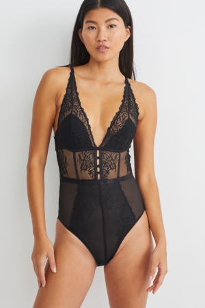 Sous Vêtement C&A Body Lycra® Femme Noir | SF9564203