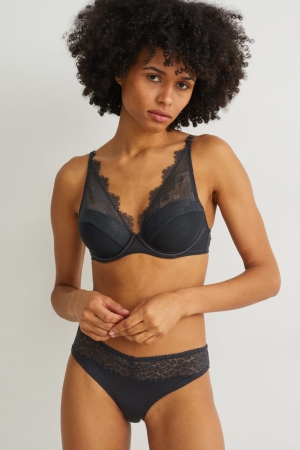 Sous Vêtement C&A Briefs Femme Noir | ZC4758326