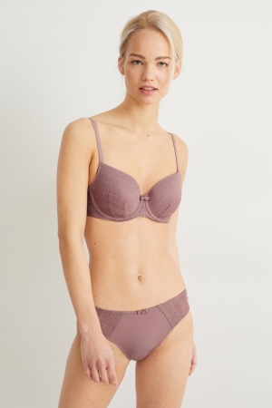Sous Vêtement C&A Briefs Lycra® Femme Rose | TL7205963