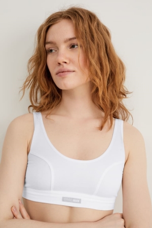 Sous Vêtement C&A Crop Organic Coton Femme Blanche | CY9386251