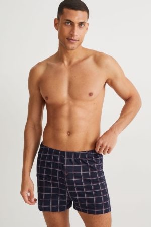 Sous Vêtement C&A Multipack Of 2 Boxer Jersey Organic Coton Homme Rouge | ZN1730692