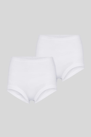 Sous Vêtement C&A Multipack Of 2 Briefs Organic Coton Femme Blanche | GU8527630
