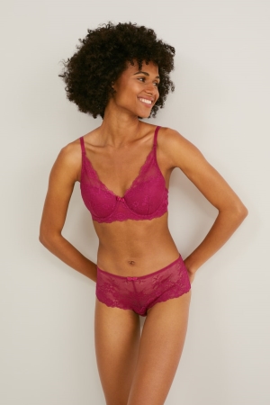 Sous Vêtement C&A Multipack Of 2 Hipster Briefs Femme Rose | UM9485672