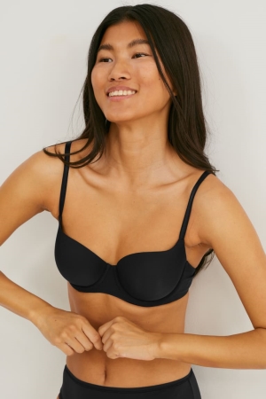 Sous Vêtement C&A Multipack Of 2 Underwire Bra Full Coverage Rembourré Femme Noir | LP5749203
