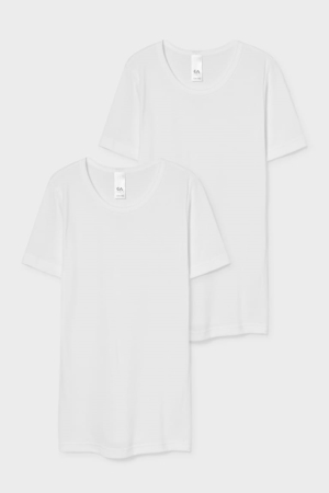 Sous Vêtement C&A Multipack Of 2 Vest Organic Coton Garcon Blanche | YF3501472