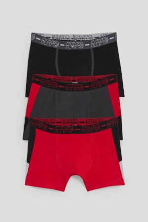 Sous Vêtement C&A Multipack Of 3 Boxer Garcon Rouge | SL3971208