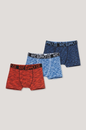 Sous Vêtement C&A Multipack Of 3 Boxer Organic Coton Garcon Orange | MK6045723