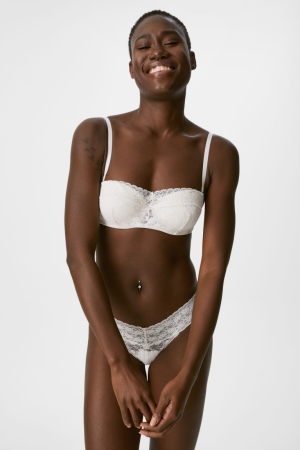Sous Vêtement C&A Multipack Of 3 Lanières Femme Blanche | QB1486503