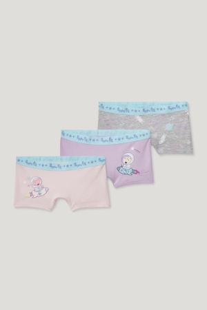 Sous Vêtement C&A Multipack Of 3 Pepper Pig Organic Coton Fille Rose | IQ5089137