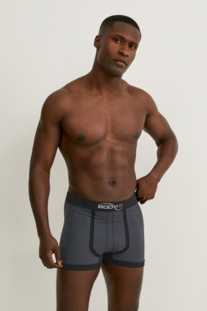 Sous Vêtement C&A Multipack Of 3 Trunks Seamless Lycra® Homme Noir | HQ6541097