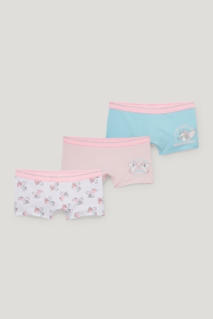 Sous Vêtement C&A Multipack Of 3 Unicorn Organic Coton Fille Rose | MP2675814