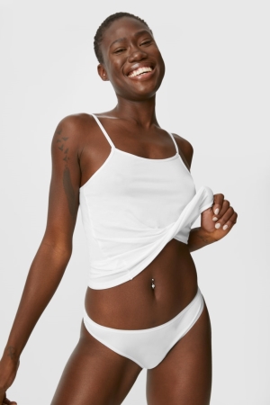 Sous Vêtement C&A Multipack Of 5 Lanières Femme Blanche | RS8934165