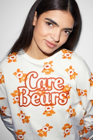 Sweat À Capuche C&A Clockhouse Pyjama Care Bears Femme Blanche | NZ9621403