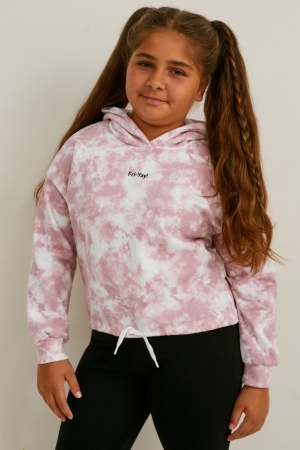 Sweat À Capuche C&A Extended Sizes Multipack Of 2 Fille Rose | UR2789536