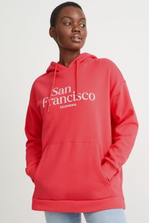 Sweat À Capuche C&A Femme Rose | SL2649573