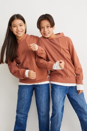 Sweat À Capuche C&A Fille Orange | JW3625497