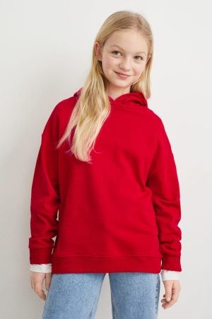 Sweat À Capuche C&A Fille Rouge | PM8035417