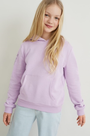 Sweat À Capuche C&A Fille Violette Clair | TS9532761