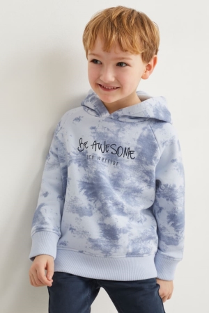 Sweat À Capuche C&A Genderneutral Recycled Fille Bleu Clair | QO5432987