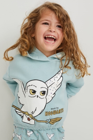 Sweat À Capuche C&A Harry Potter Fille Bleu Clair | YW2683950