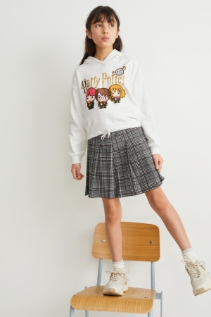 Sweat À Capuche C&A Harry Potter Set And 2 Piece Fille Blanche Grise | FI3081652