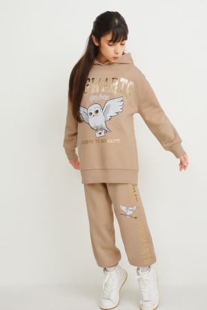 Sweat À Capuche C&A Harry Potter Set And Joggers 2 Piece Fille Beige | MW8539026