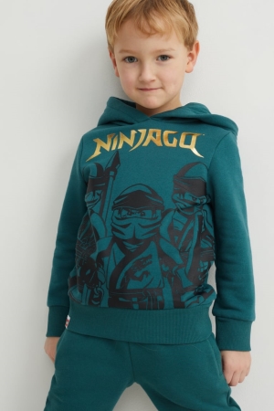 Sweat À Capuche C&A Lego Ninjago Fille Turquoise | WI8957624