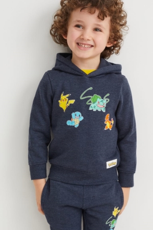 Sweat À Capuche C&A Pokémon Fille Bleu Foncé | IB3625189