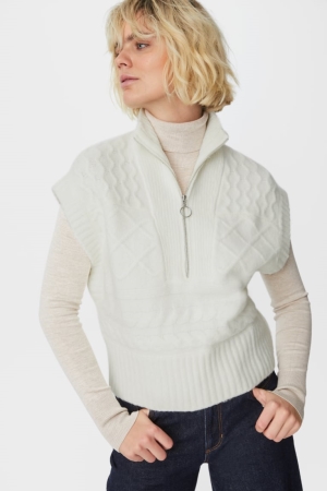 Sweat À Capuche C&A Slipover Femme Blanche | GP8563970