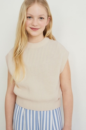 Sweat À Capuche C&A Slipover Fille Blanche | MP2489613