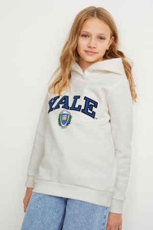 Sweat À Capuche C&A Yale University Fille Blanche | VK4106278